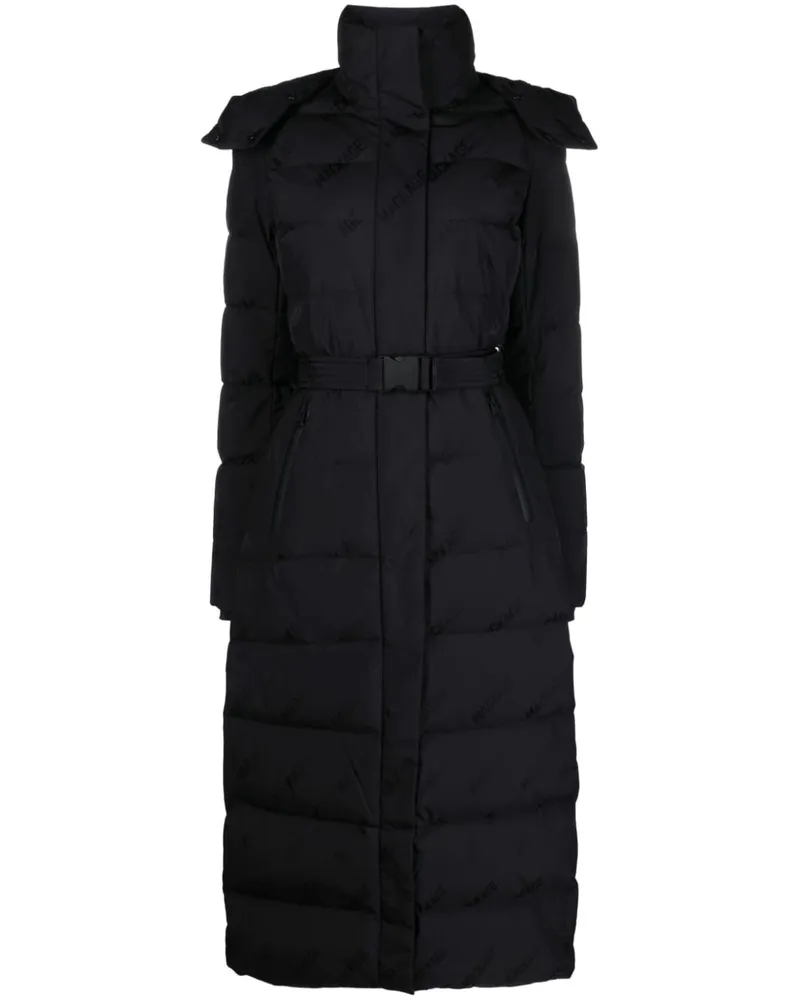 Mackage Gesteppter Kapuzenmantel - Schwarz Schwarz