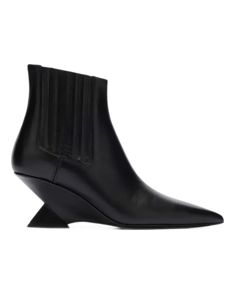 ATTICO Cheope wedge-heel ankle boots - Schwarz Schwarz