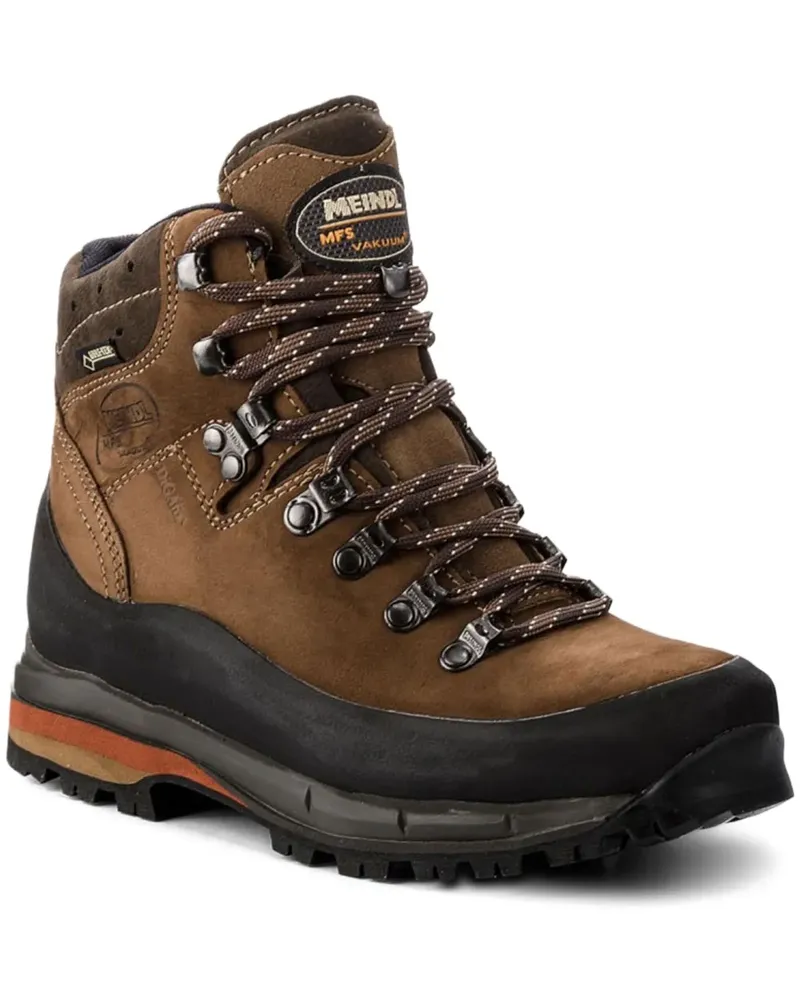 Meindl Stiefel mit Logo-Patch - Braun Braun