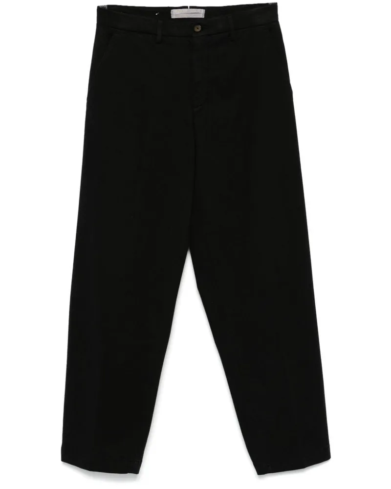 Briglia 1949 Klassische Tapered-Hose - Schwarz Schwarz
