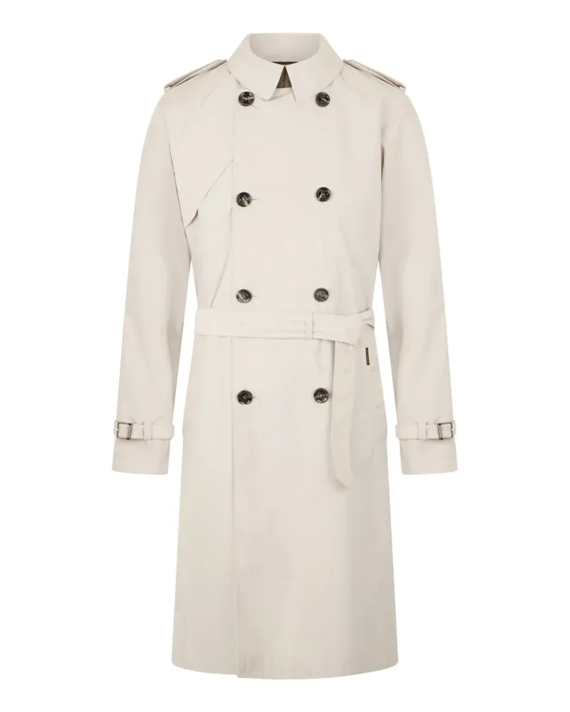 MOORER double-breasted trench coat - Nude Nude