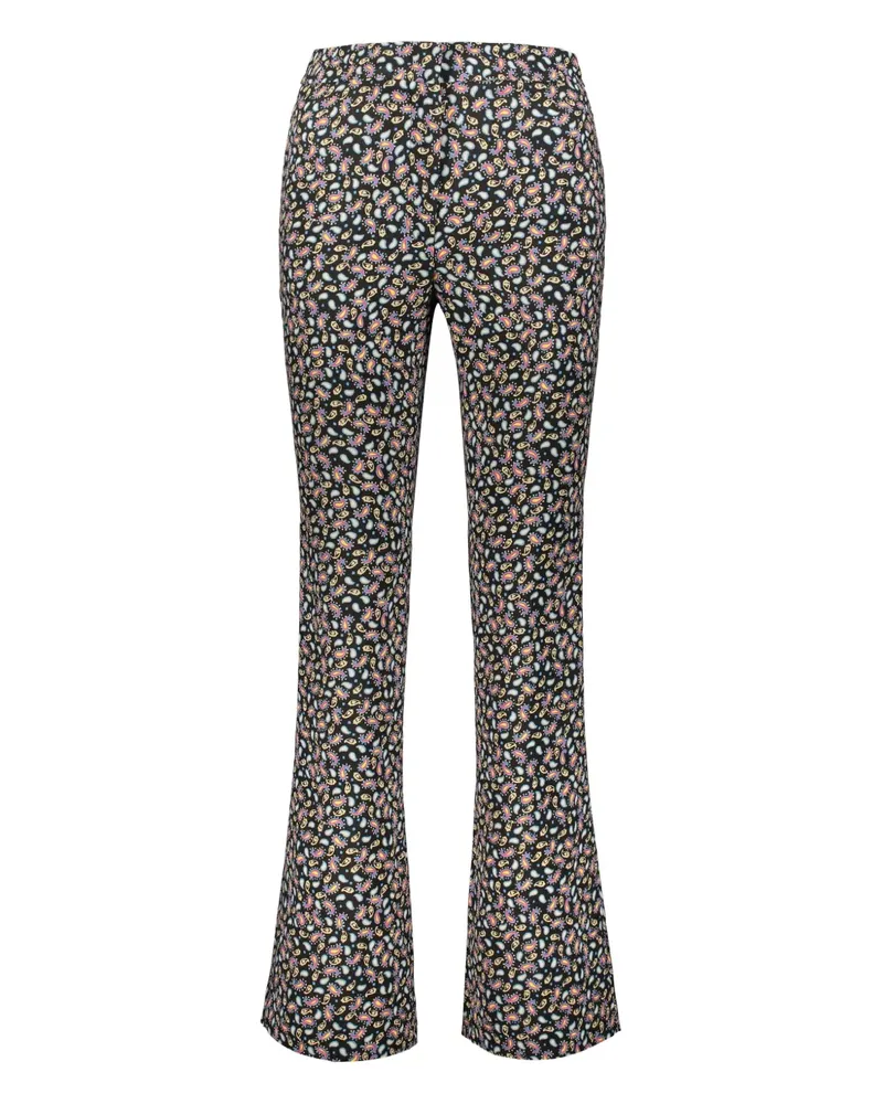 Etro Hose mit Paisley-Print - Schwarz Schwarz