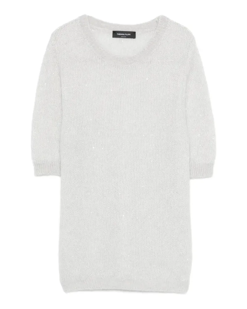 Fabiana Filippi short-sleeve sweater - Grau Grau