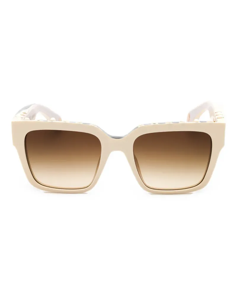 Roberto Cavalli logo-detail sunglasses - Nude Nude