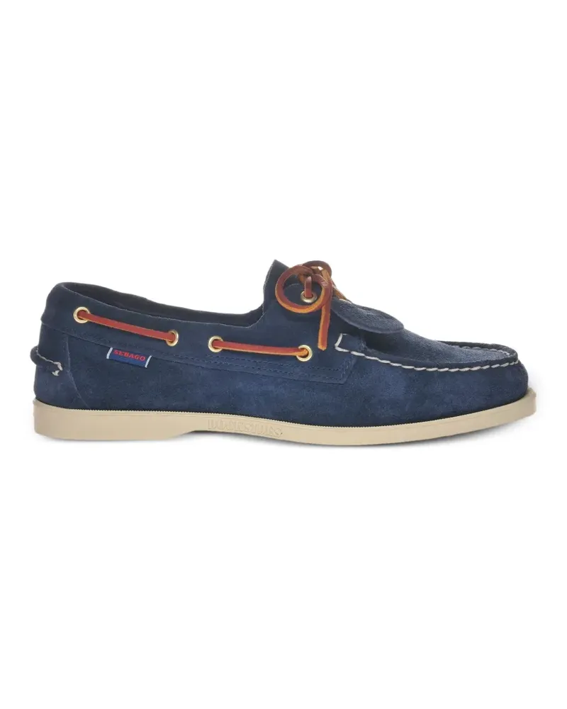 Sebago Docksides suede boat shoes - Blau Blau
