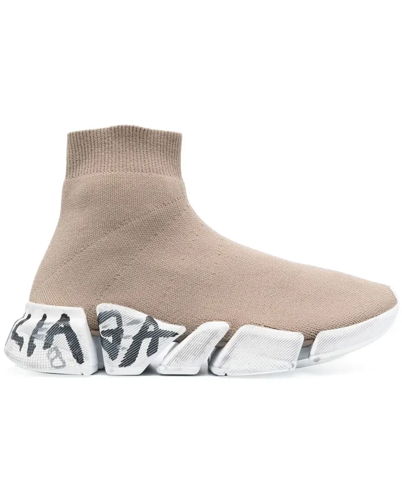 Balenciaga Speed Sneakers - Nude Nude