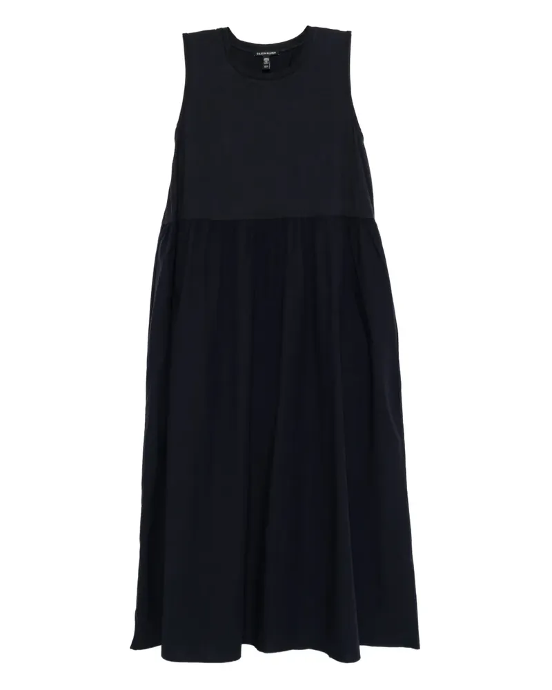Eileen Fisher Kleid aus Bio-Baumwolle - Blau Blau
