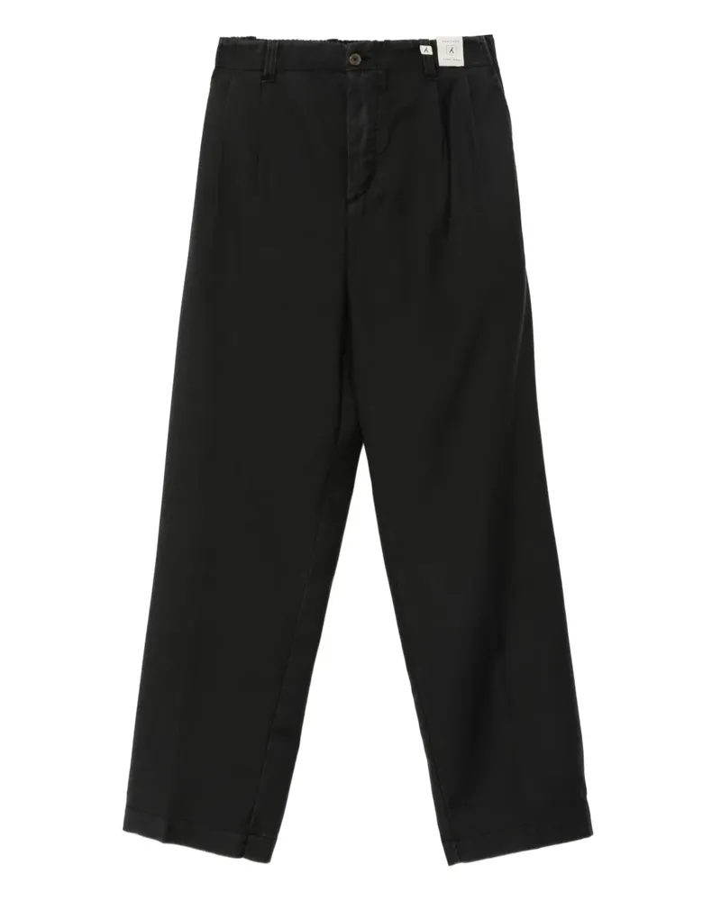 MYTHS Hose mit Bundfalten - Schwarz Schwarz
