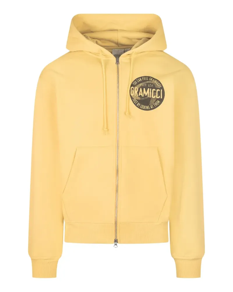 GRAMICCI Icon Kapuzenjacke mit Print - Gelb Gelb