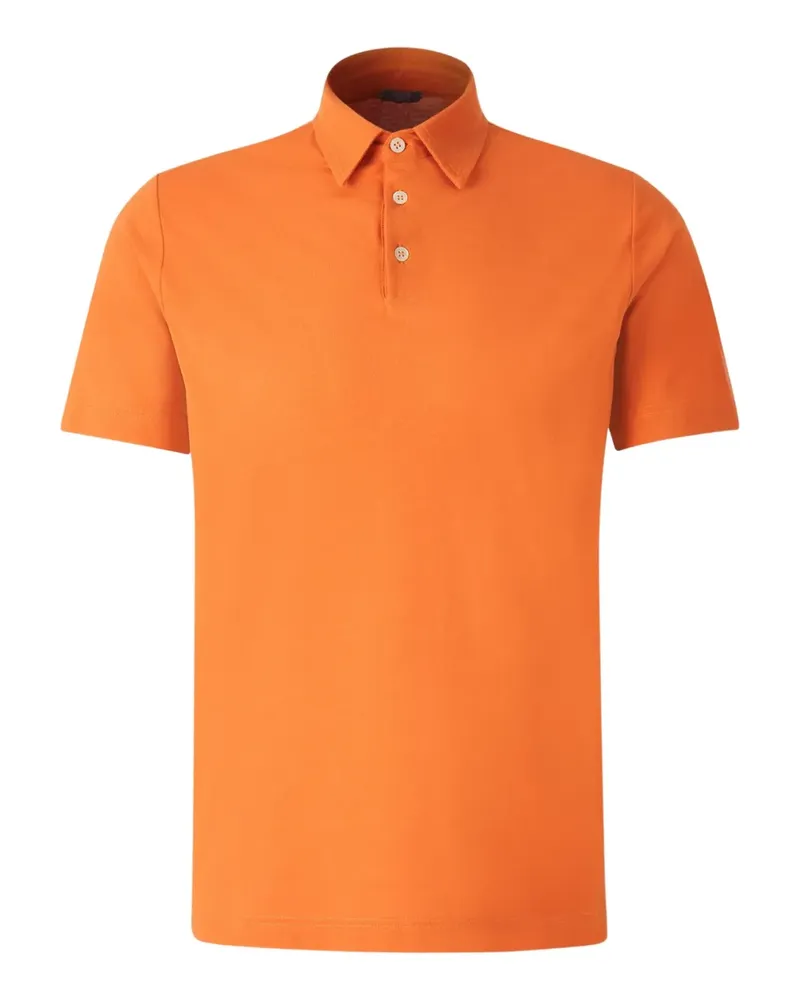 Zanone Klassisches Poloshirt - Orange Orange