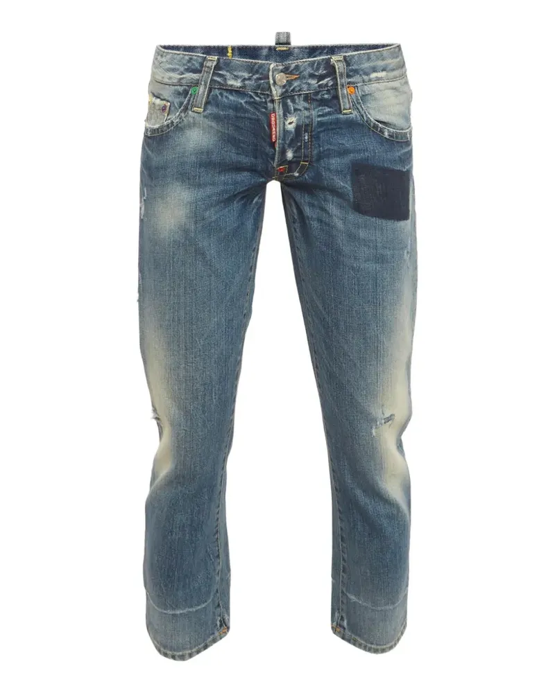 Dsquared2 distressed slim-fit jeans - Blau Blau