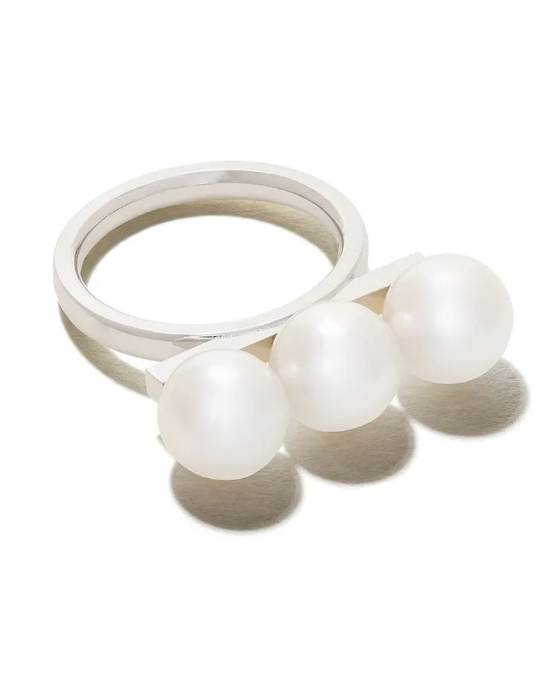 TASAKI 18kt Weißgoldring - Silber Silber