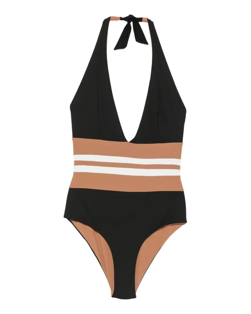 IU Rita Mennoia halter-neck swimsuit - Schwarz Schwarz