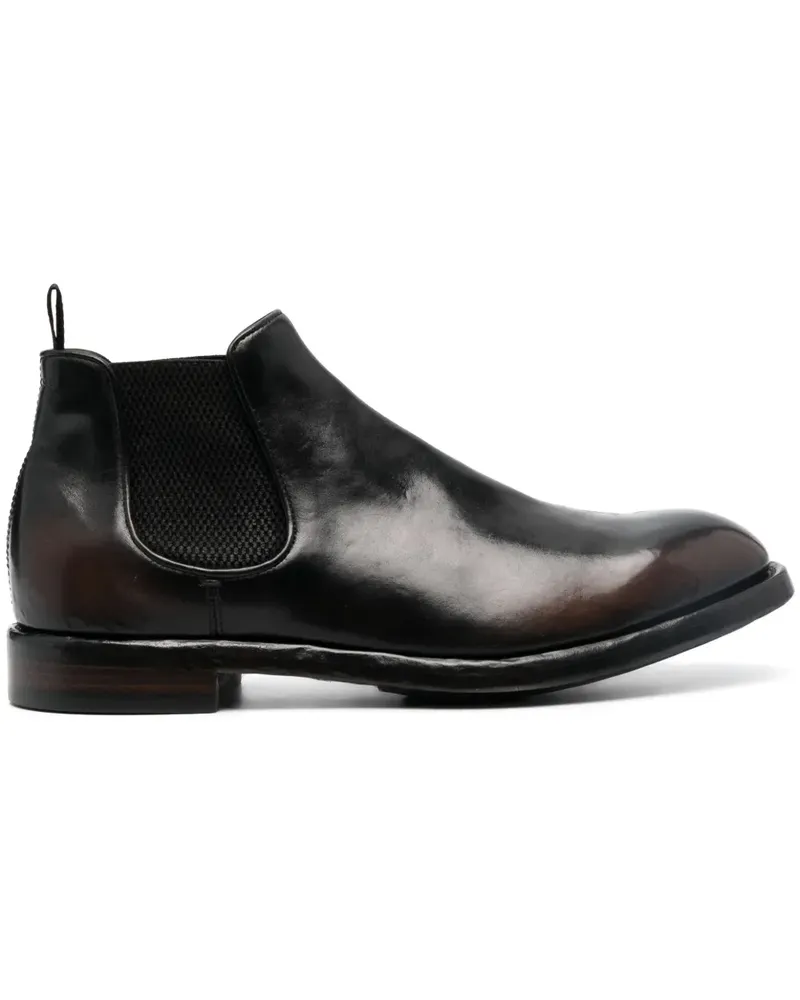Officine Creative Italia Temple 008 Chelsea-Boots - 118 CAFFE'/SUPERNERO 118