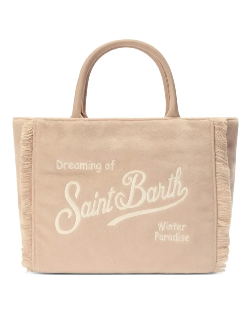 MC2 Saint Barth Tote Bag mit Fransen - Nude Nude