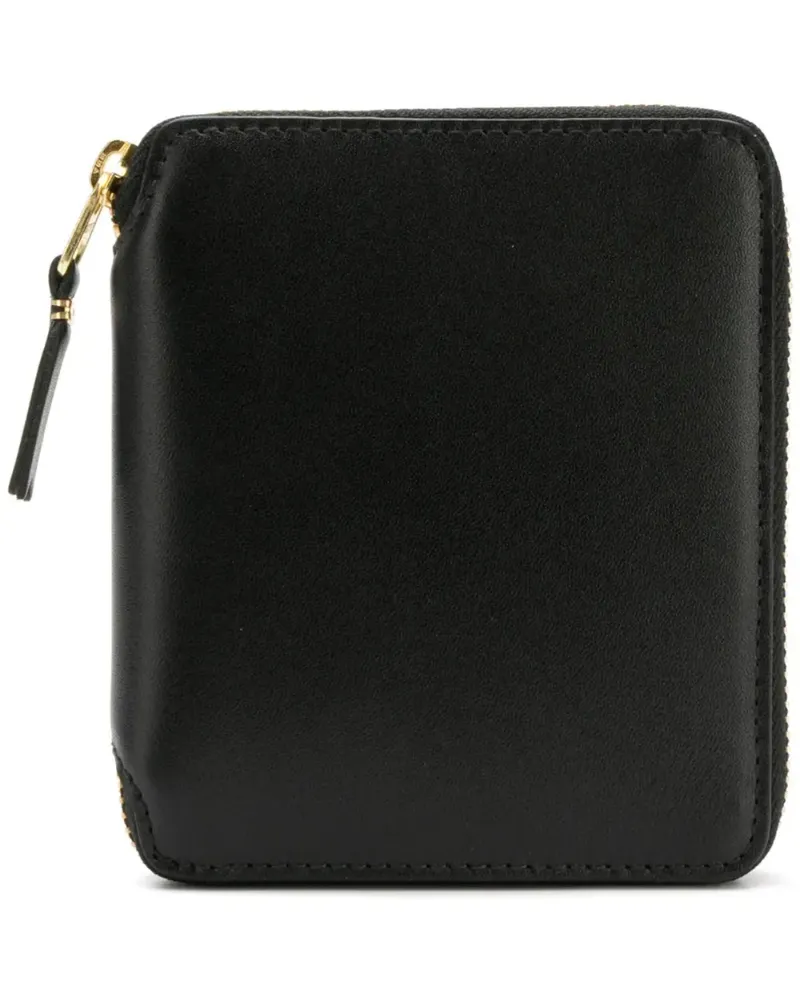 Comme des Garçons Klassisches Portemonnaie mit Logo-Stempel - Schwarz Schwarz