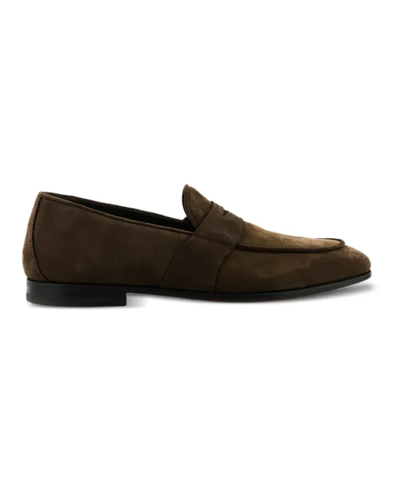 Franceschetti Giulio Loafer aus Wildleder - Braun Braun