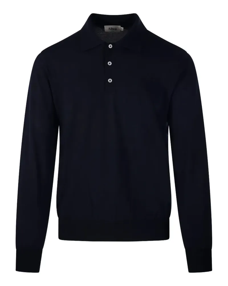 Altea Poloshirt mit Knopfleiste - Blau Blau