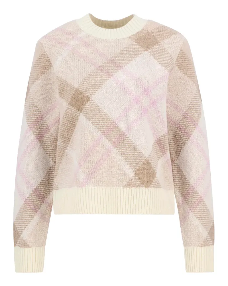 Barbour Sara Pullover mit Argyle-Muster - Nude Nude