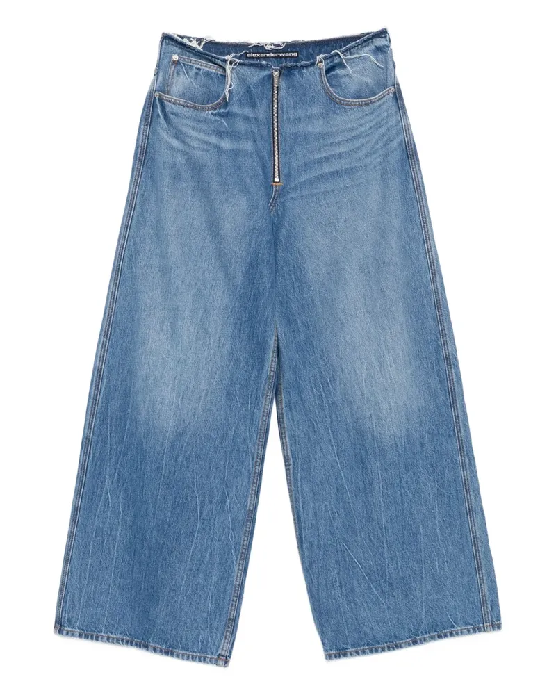 Alexander Wang zip-front denim - Blau Blau