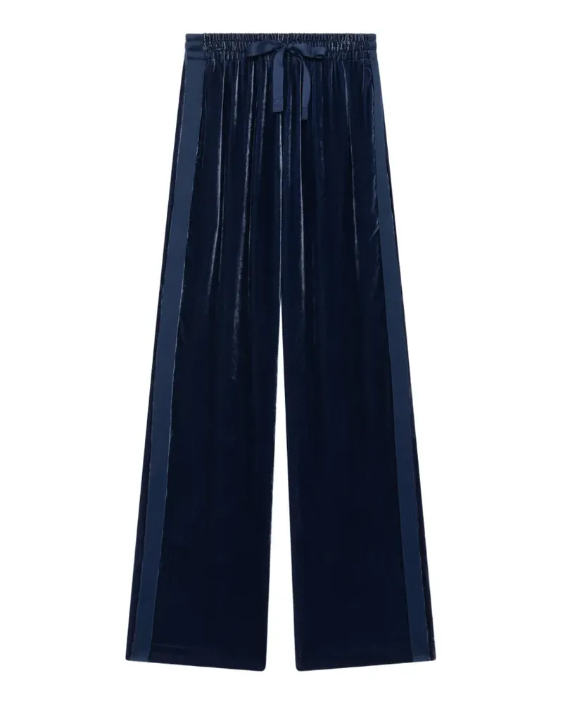 Zadig & Voltaire Poma Hose aus Samt - Blau Blau