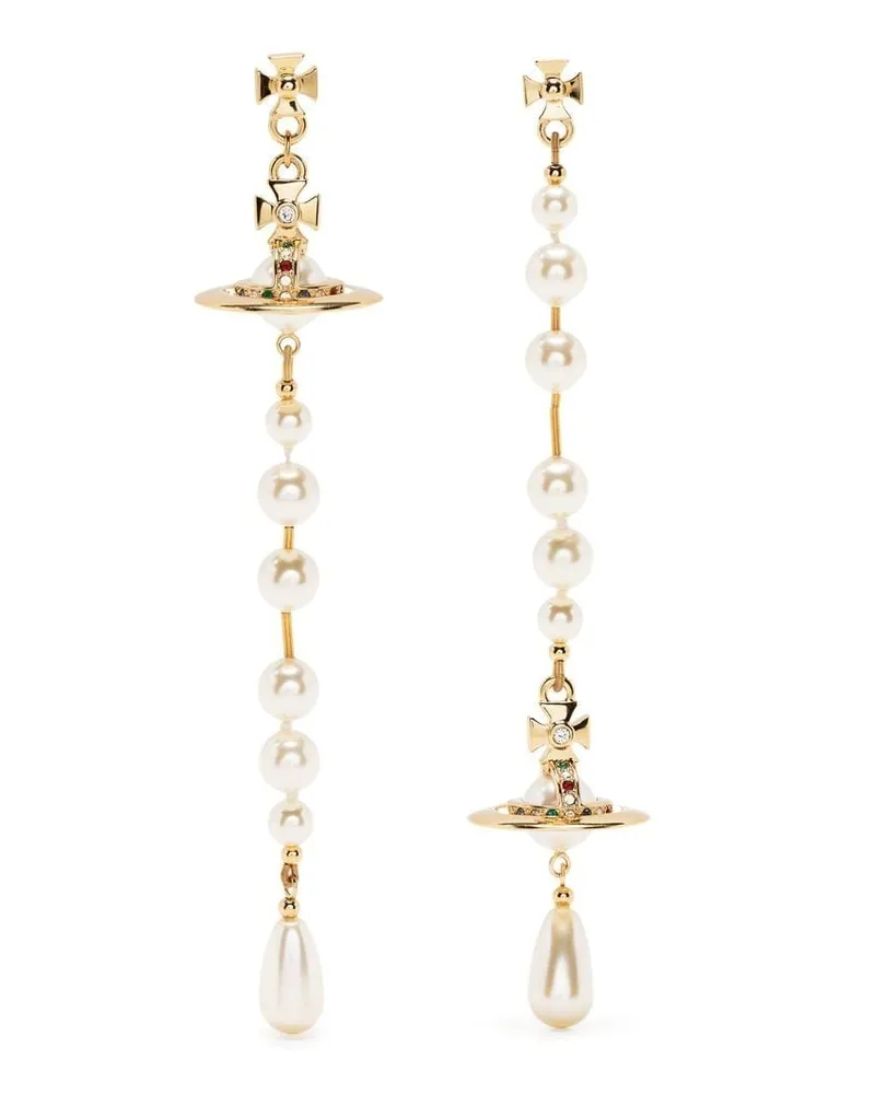 Vivienne Westwood Ohrringe mit Kunstperle - Gold Gold