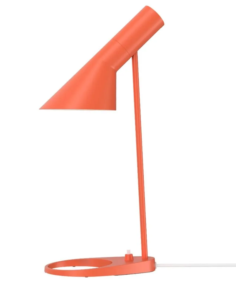 Louis Poulsen AJ Mini Tischlampe aus Stahl - Orange Orange