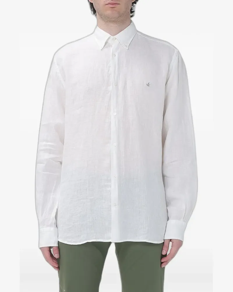 Brooksfield linen shirt - Weiß Weiß