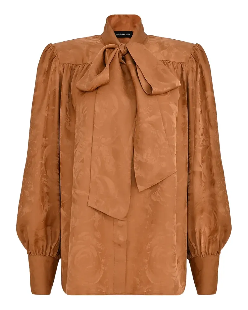 Jacob Lee jacquard blouse - Braun Braun
