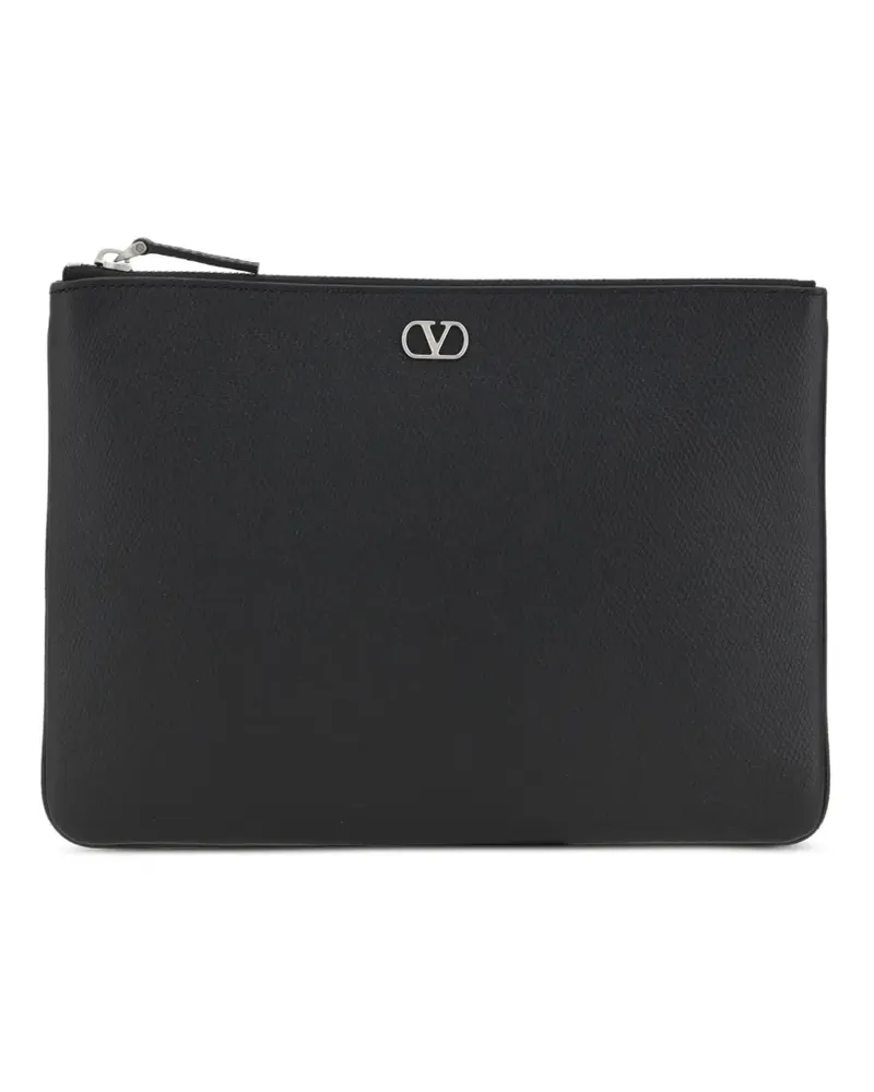 Valentino Garavani VLogo Signature Clutch - Schwarz Schwarz