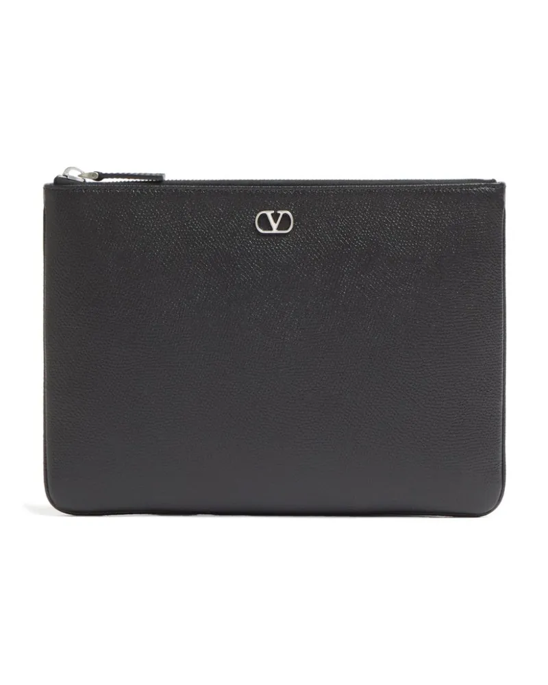 Valentino Garavani Clutch mit VLogo Schwarz