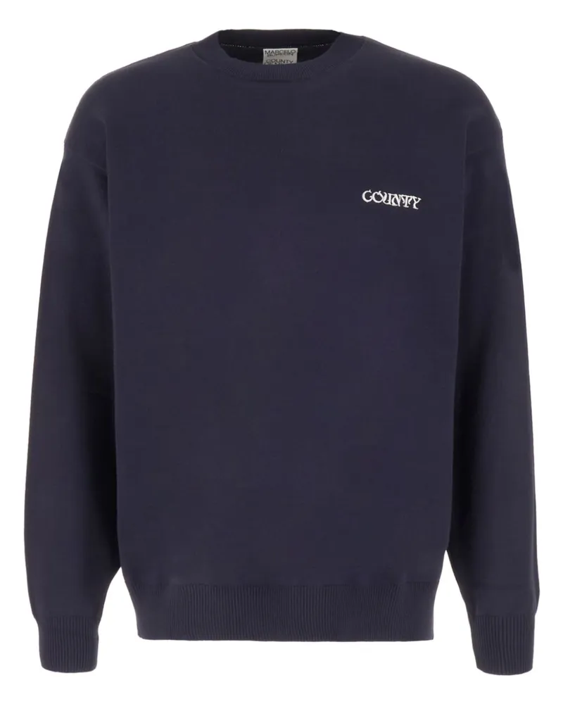 Marcelo Burlon | County of Milan Sweatshirt mit Logo-Stickerei - Blau Blau