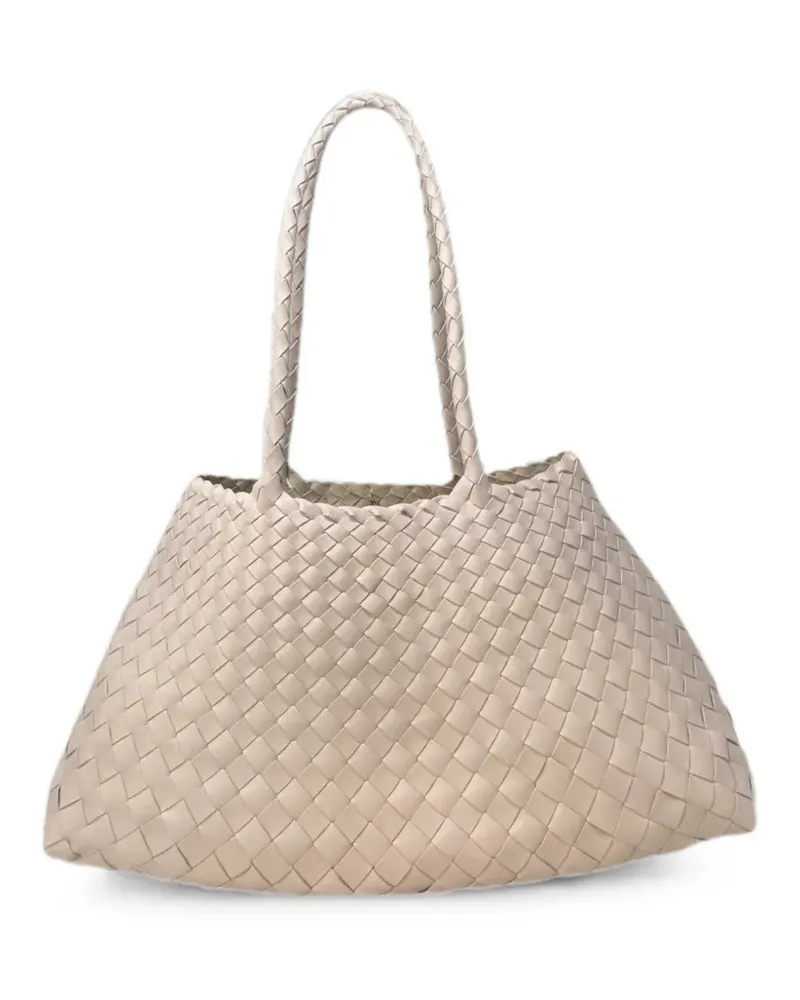 DKNY Santa Croce woven shoulder bag - Nude Nude