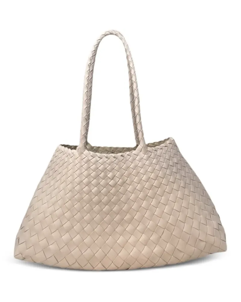 DKNY Santa Croce woven shoulder bag - Nude Nude