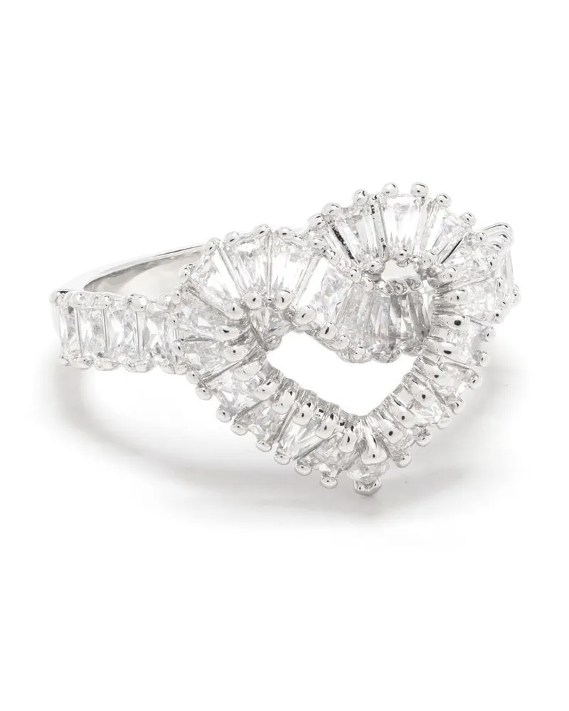 Swarovski Matrix Cocktailring - Silber Silber