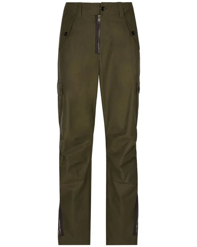 Dolce & Gabbana Ausgestellte Cargohose - Grün Grün