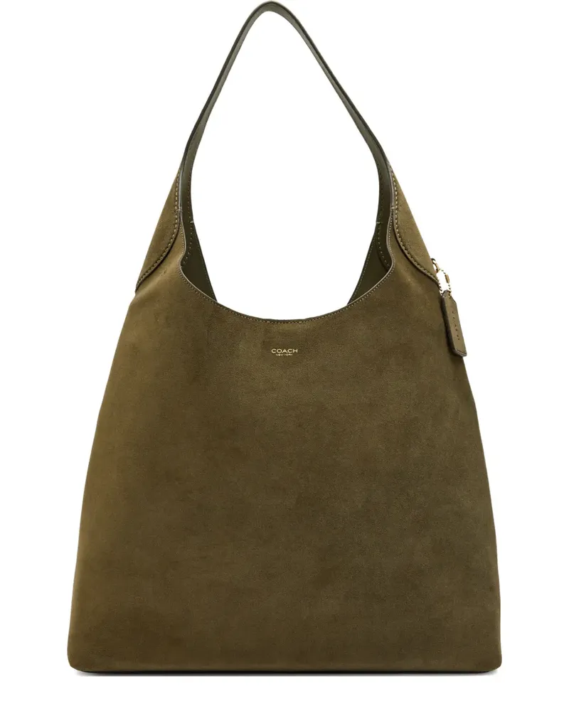 Coach Brooklyn suede shoulder bag - Grün Grün