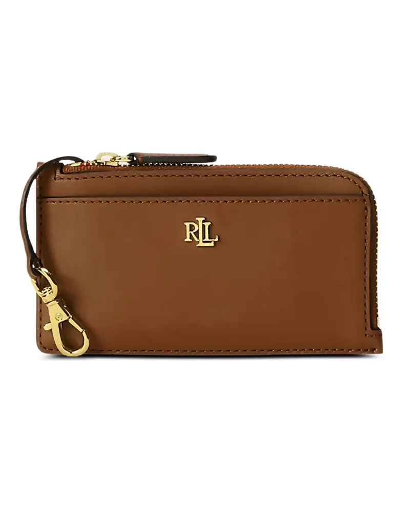 Ralph Lauren Portemonnaie mit Logo-Schild - Braun Braun