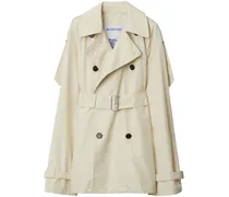 Kurzer Trenchcoat - Nude