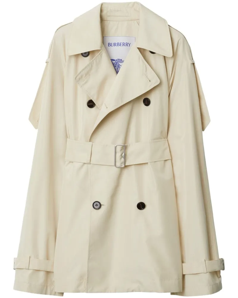 Burberry Kurzer Trenchcoat - Nude Nude