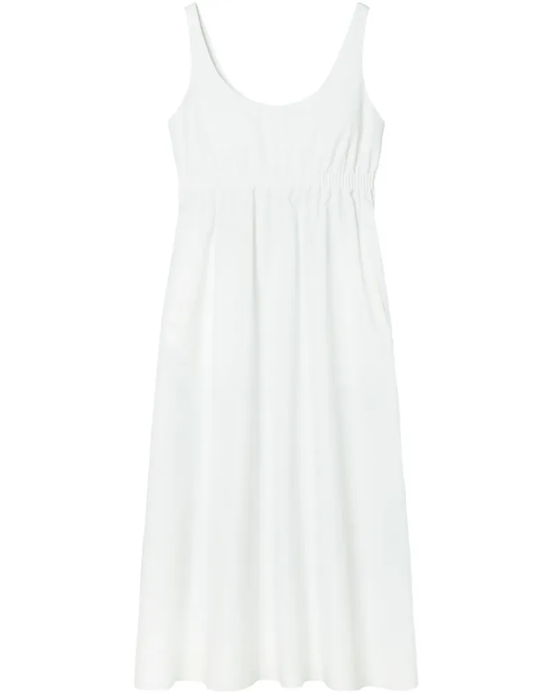 Tory Burch Popeline-Kleid mit Print - Weiß Weiß