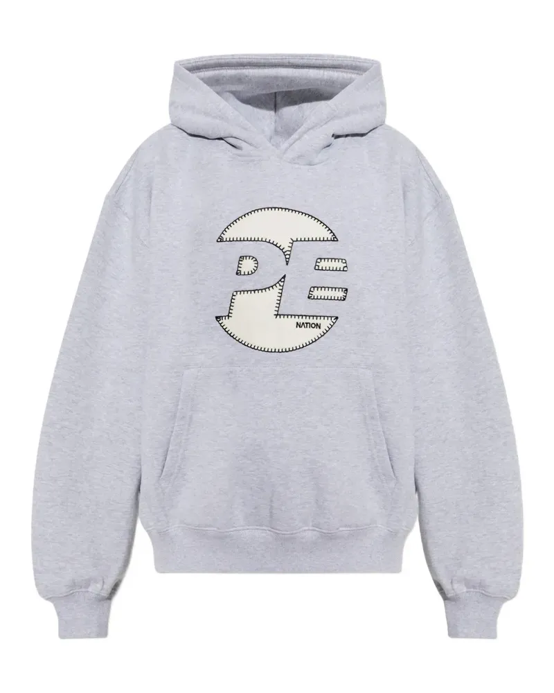 P.E. NATION Voltage Hoodie mit Logo - Grau Grau