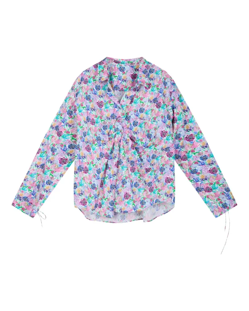 JNBY Bluse mit Aquarell-Print - Violett Violett