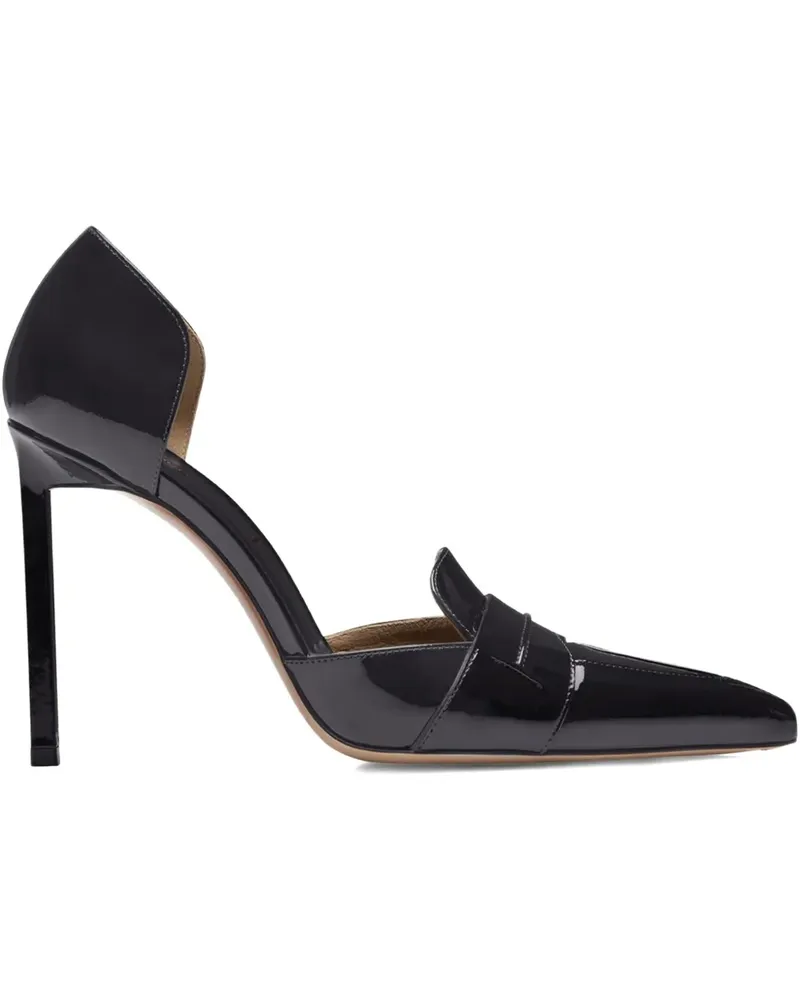Tom Ford 105 mm EVA D'ORSAY patent leather pumps - Schwarz Schwarz