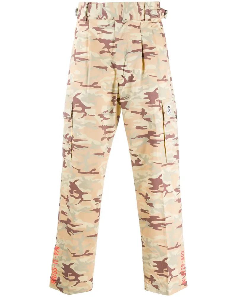 Diesel Cargohose mit Camouflage-Print - Nude Nude