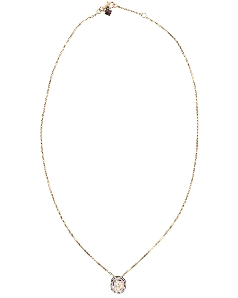 Selim Mouzannar 18kt 'Mina' Rotgoldhalskette mit Diamanten Gold