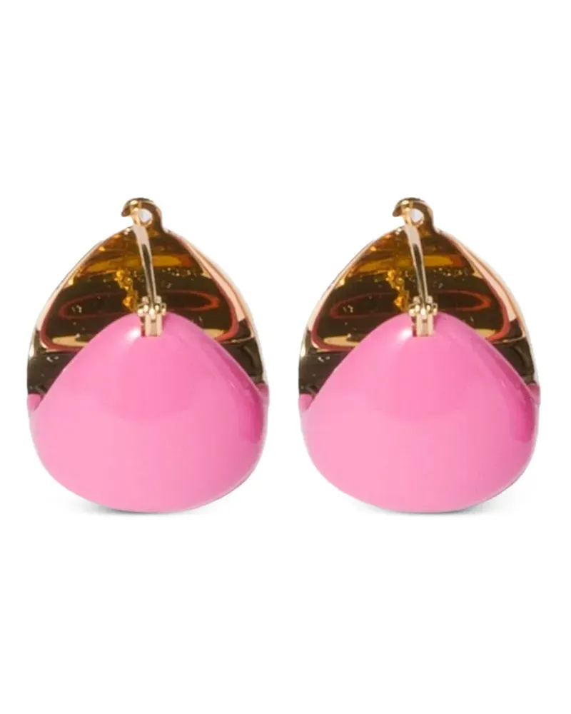 Miu Miu Zweifarbige Ohrringe - Gold Gold