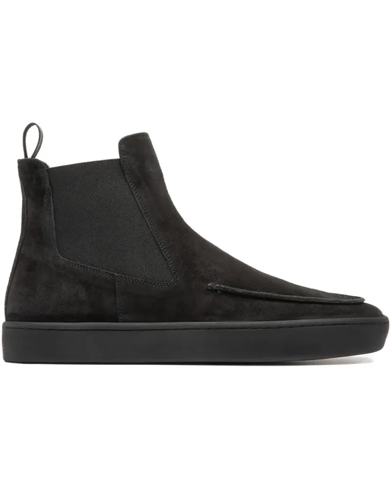 Officine Creative Italia Wildlederstiefel mit elastischen Einsätzen - Schwarz Schwarz