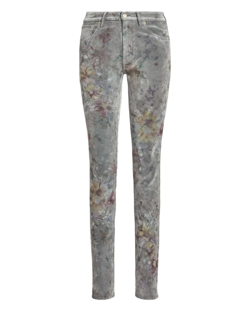 Ralph Lauren Jeans mit Blumen-Print - Grau Grau