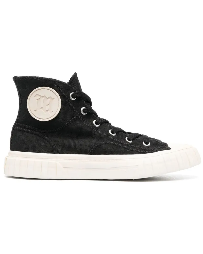MISBHV High-Top-Sneakers mit Monogramm - Schwarz Schwarz